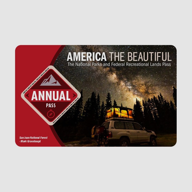 国家公园通行证礼品卡